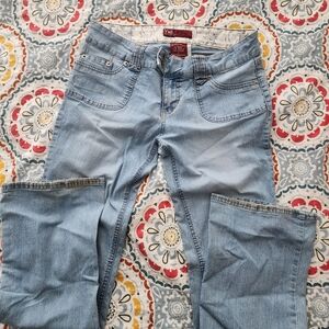 YMI Light Blue Bootcut Jeans - Faded Wash